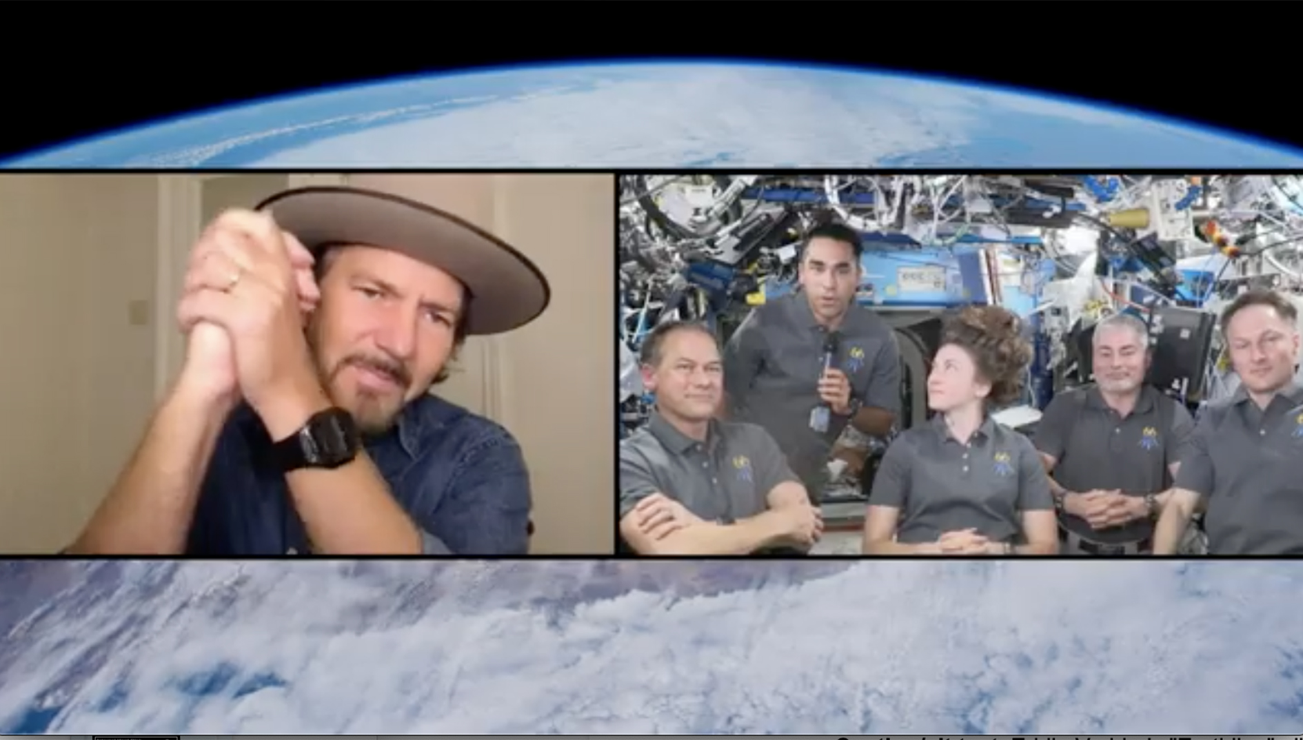 Pearl Jam’s Eddie Vedder calls astronauts on predicament do of dwelling for Earth Day chat (video)