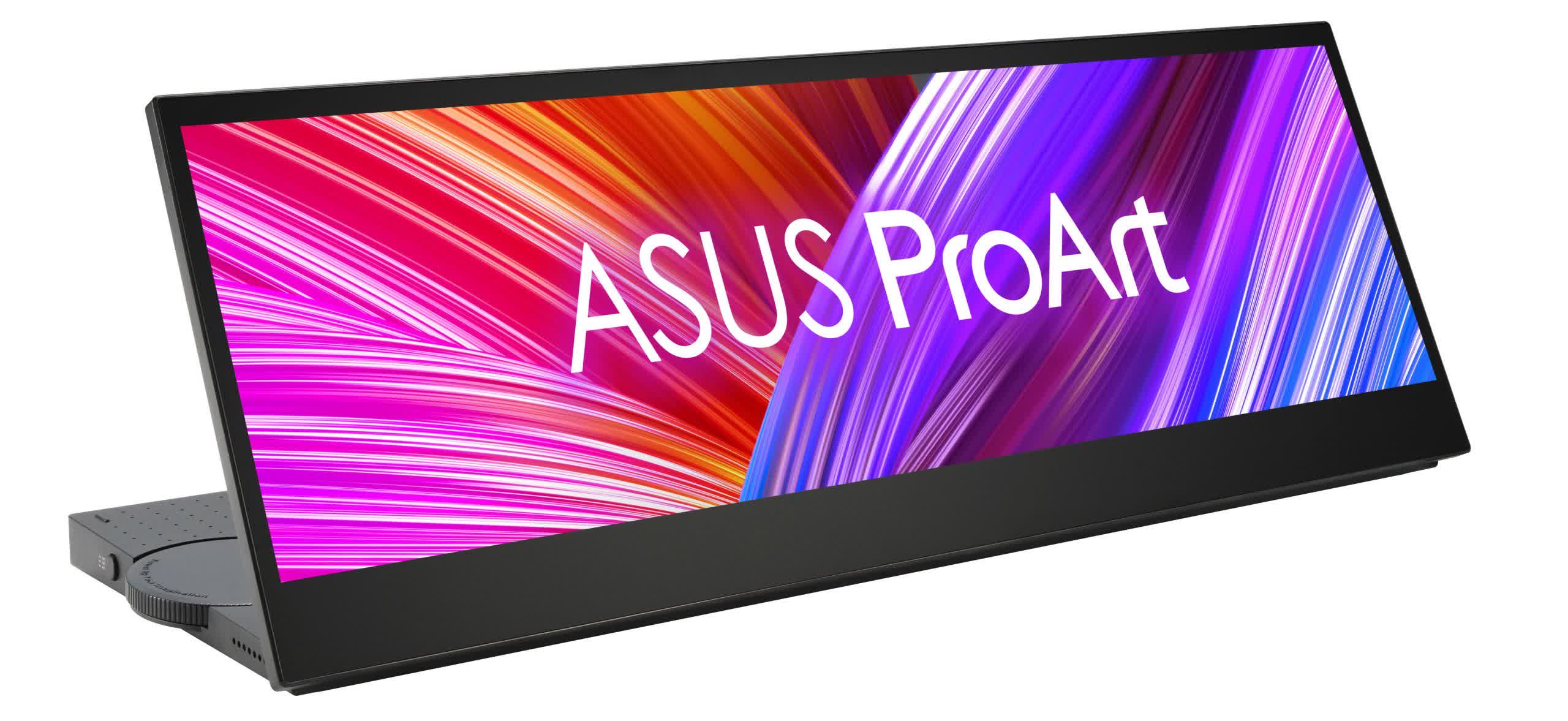 Asus shows off upcoming ProArt 32:9 transportable show screen aimed at creators