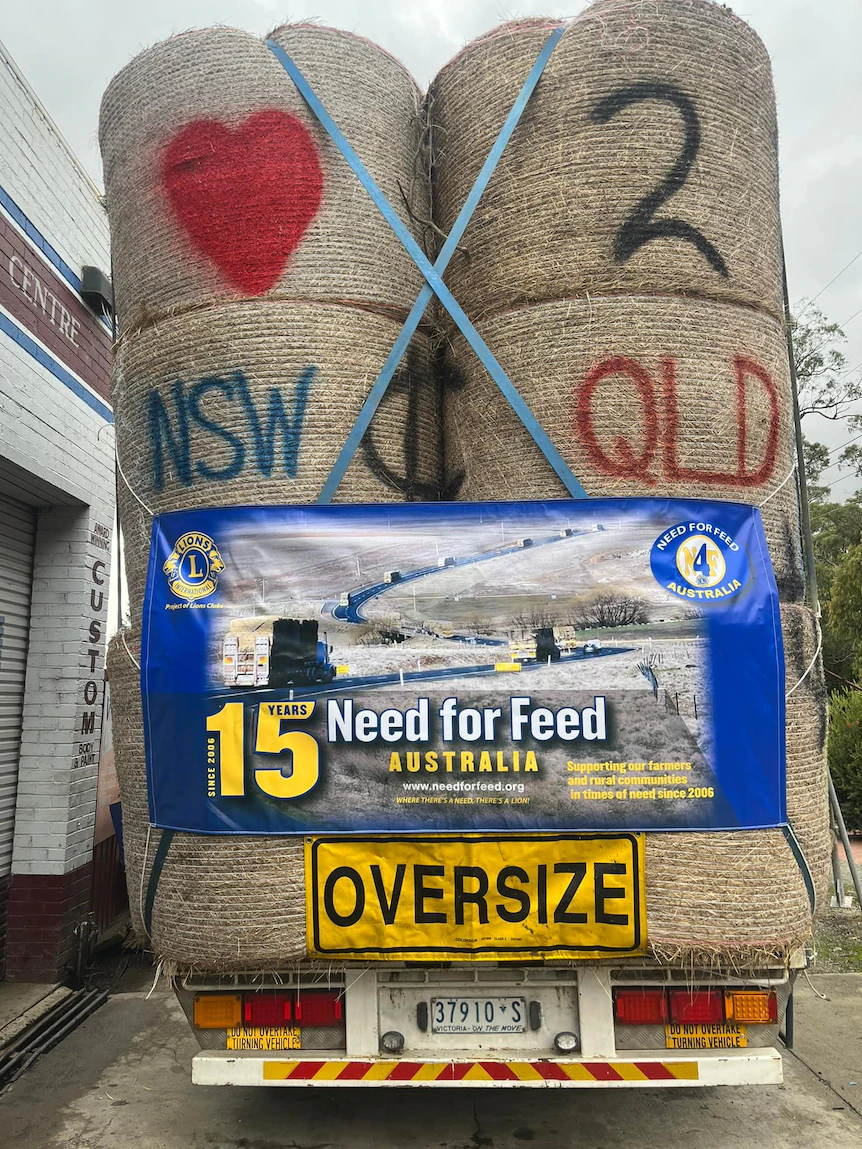 Want For Feed: Anzac Day convoy delivers hope to farmers with a Want for Feed on NSW’s flood-affected North Wing