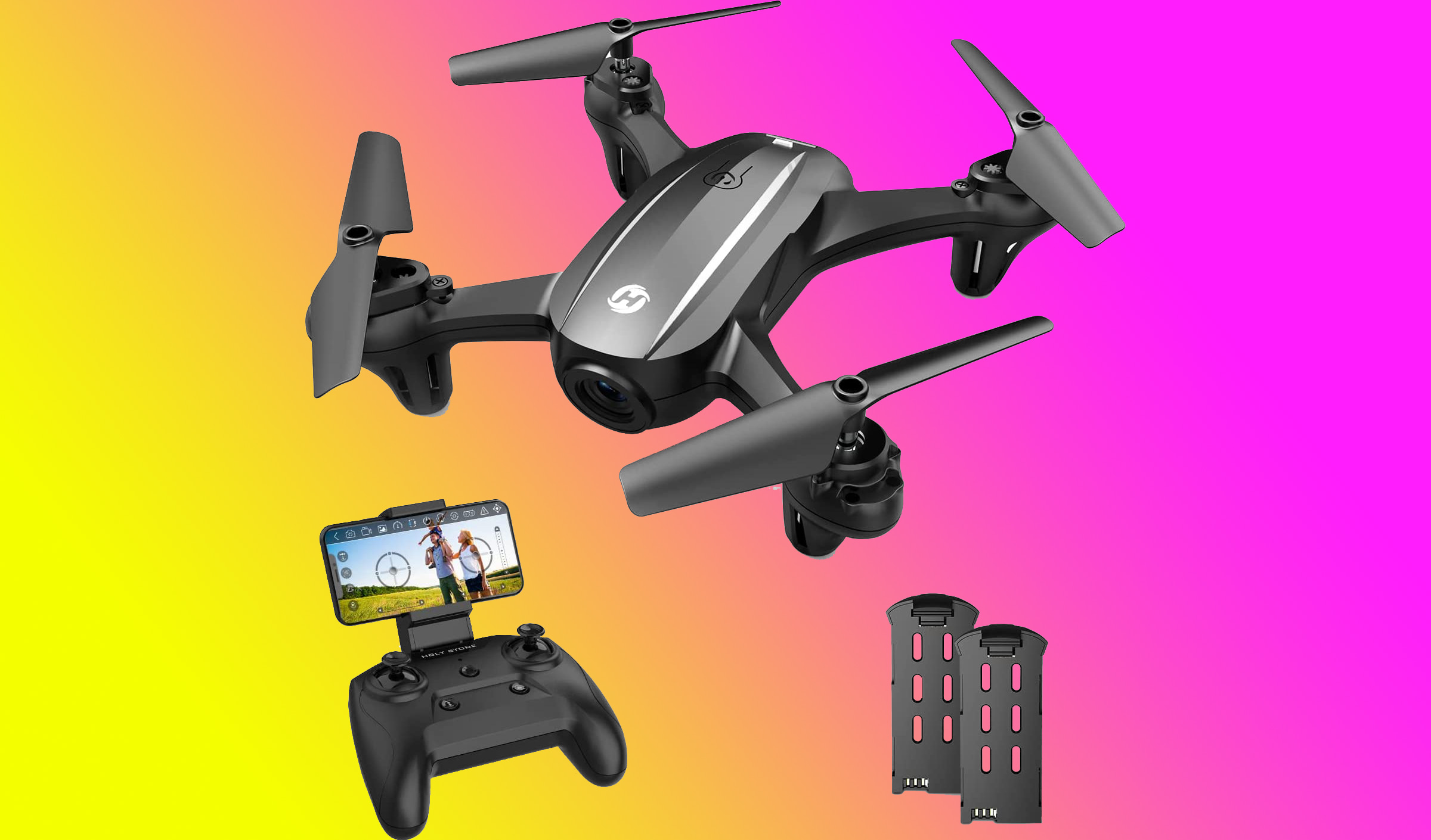 Voice-controlled camera drone that folds as small as a phone is on sale for $70