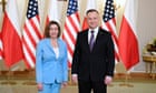 Pelosi meets with Poland’s president as Congress considers Biden’s $33bn Ukraine support query – dwell