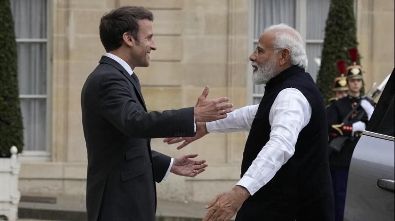 PM Modi, French President Macron agree to additional build bigger strategic bilateral ties