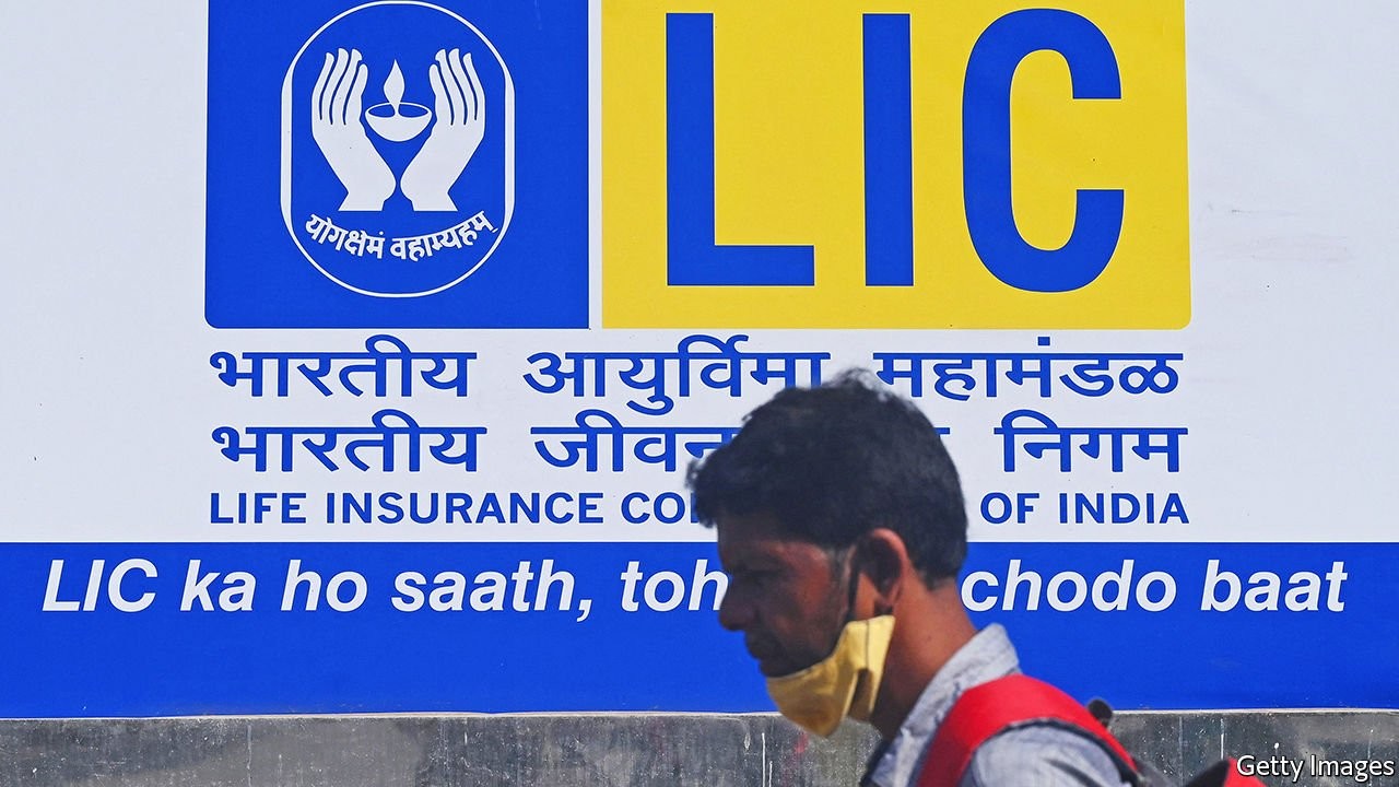 India begins the privatisation of its good lifestyles-insurance firm