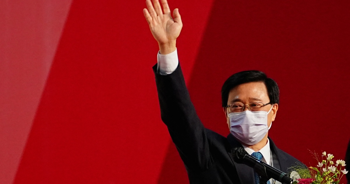 John Lee elected as Hong Kong’s subsequent chief govt