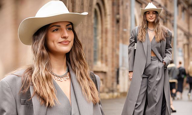 Influencer Jadé Tuncdoruk attends Afterpay Australian Vogue Week after most up-to-date scandals – Day-to-day Mail