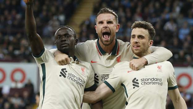 Aston Villa 1-2 Liverpool: Sadio Mane winner retains Reds title hopes alive