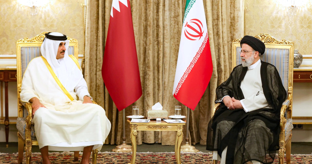 Qatar’s Sheikh Tamim meets top Iranian officers in Tehran