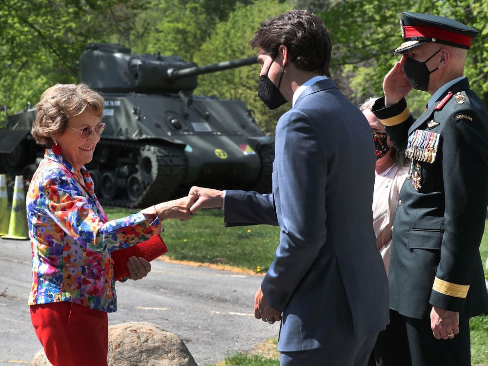 Princess Margriet, Canadian PM Justin Trudeau honour wartime liberator in Beechwood ceremony