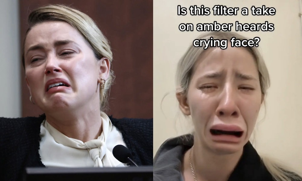 Is The Fresh Hilarious Snapchat Filter Inspired By A Crying Amber Heard? The Firm Weighs In