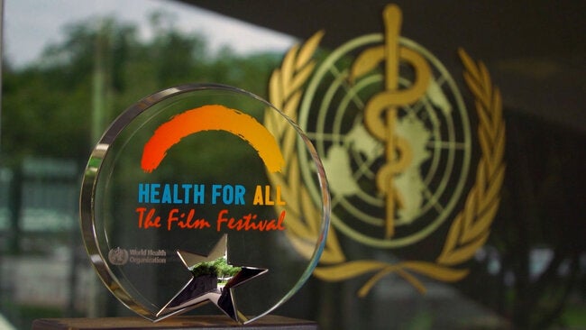 WHO announces winners on the Awards ceremony of the third Health for All Movie Competition (HAFF)