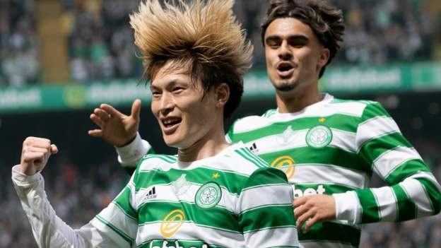 Celtic 6-0 Motherwell: Champions celebrate trophy receive with scintillating final-day victory