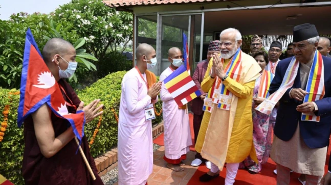 Folks of Nepal are equally relaxed over constructing of big Lord Ram temple, says PM Modi