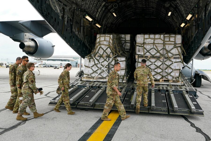 Petite one system: US army delivers 78,000 kilos from Europe