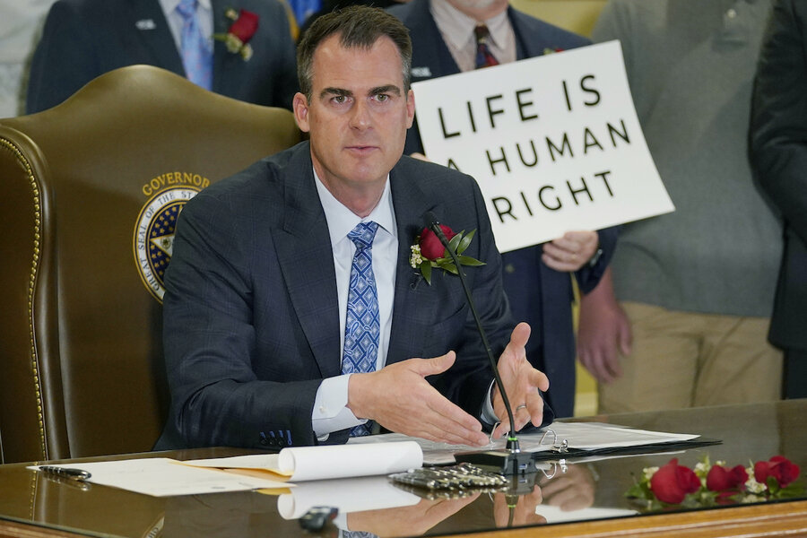 It be the law: Oklahoma prohibits all abortions, with few exceptions