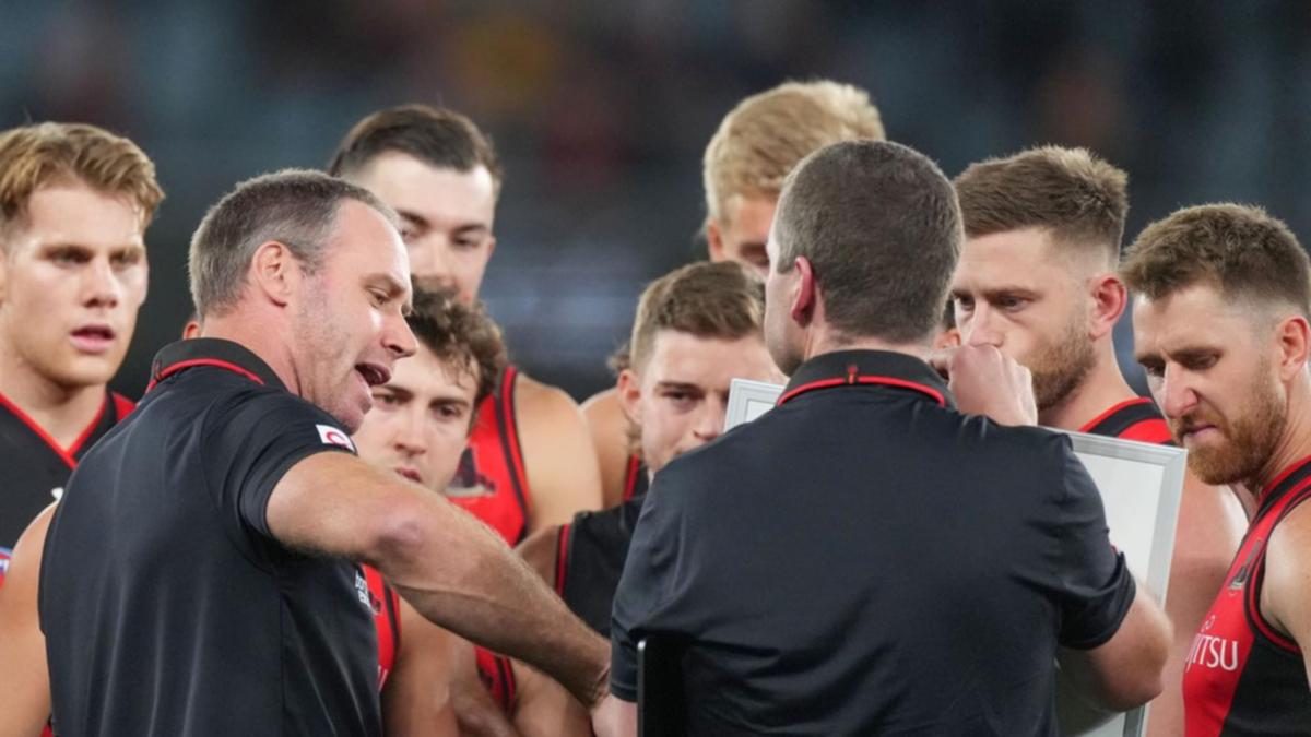 Verbal exchange wholesome: Essendon coach