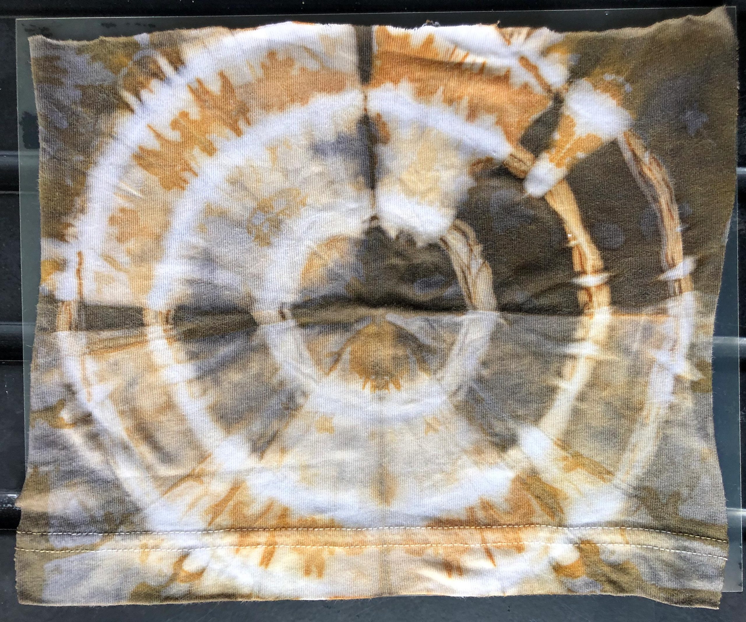 Science, Art work, and Sustainability: How To Tie-Dye Cotton With Acorns and Rust