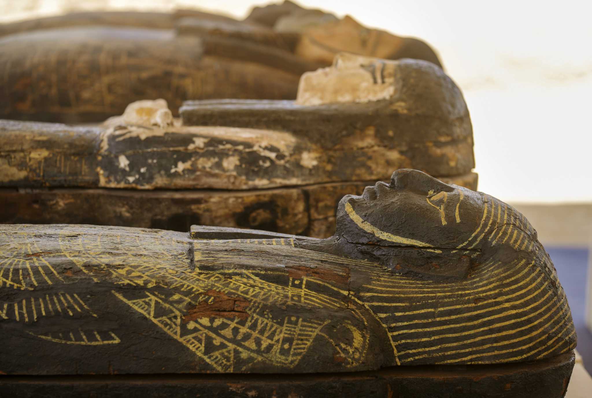 Egypt shows trove of newly chanced on extinct artifacts