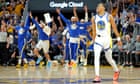 Warriors level NBA finals as Poole’s halfcourt buzzer-beater polishes decide over Celtics