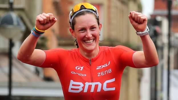 Britain’s Katrina Matthews breaks Ironman barrier with sub-eight hour time