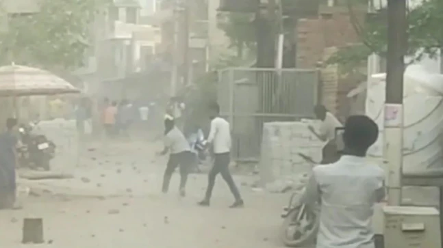Stone pelting between two communities in UP’s Agra after bike hits man