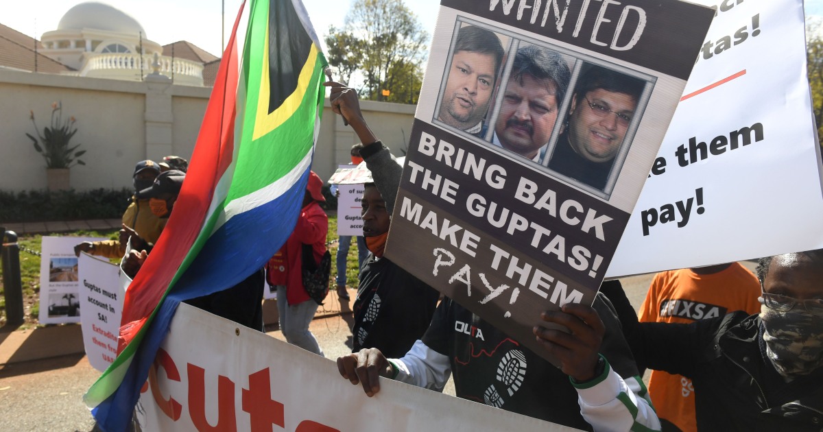 South Africa confirms arrest of two Gupta brothers in UAE