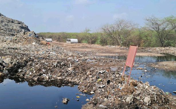 Activists lift alarm as leachate from Bandhwari spills into Aravalis