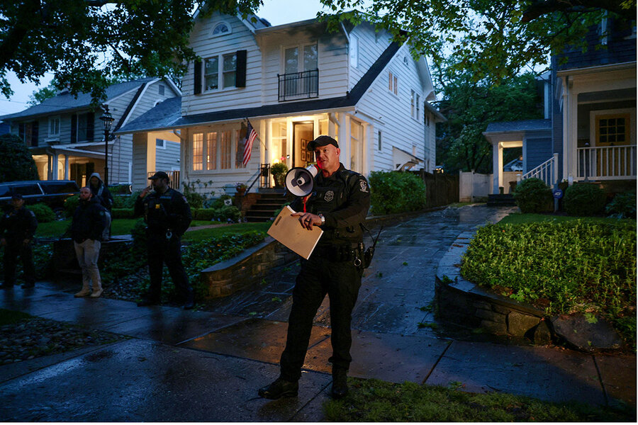 When protests – and threats – reach to officers’ entrance doorstep