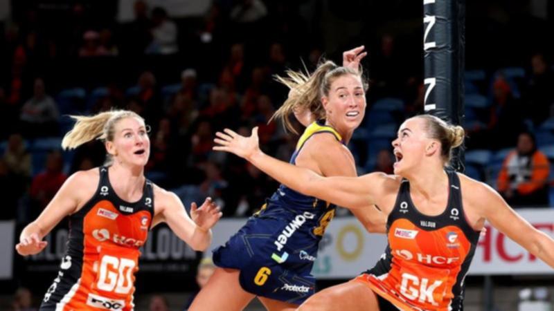 Giants score, steady residence netball closing