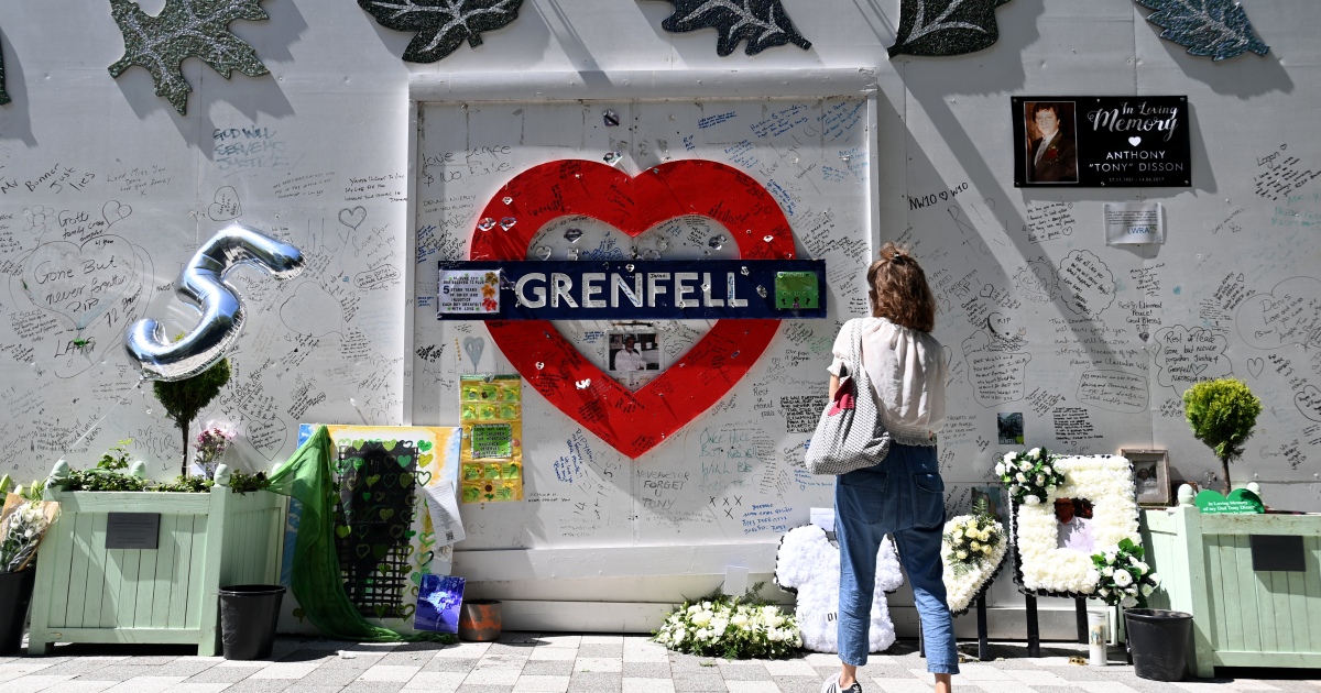 Memorials held five years on from London’s worst residential fire