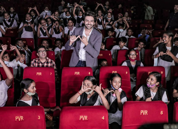 Kartik Aaryan and Bhushan Kumar host a assorted screening of Bhool Bhulaiyaa 2 for childhood from an NGO