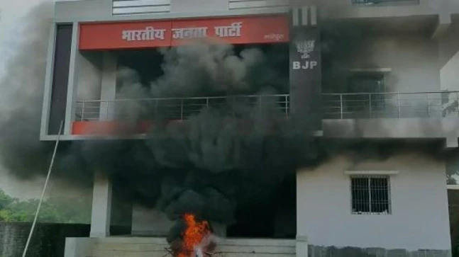As Agnipath protests turn violent, 2nd BJP office place of residing afire in Bihar
