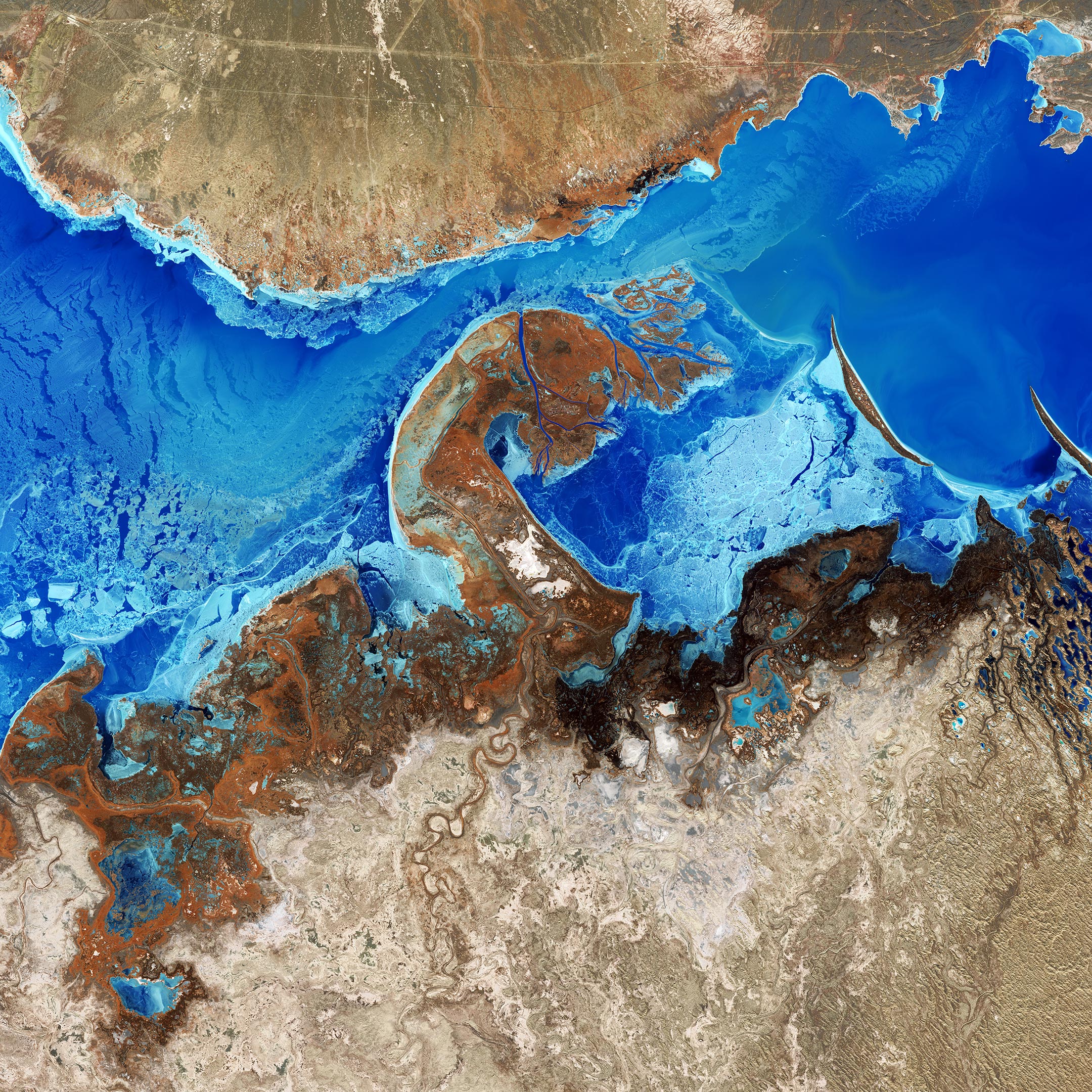 Exploring Earth From Space: Lake Balkhash – The Largest Lake in Central Asia