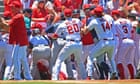 Mariners-Angels sport halted for 18 minutes after mass brawl and ejections