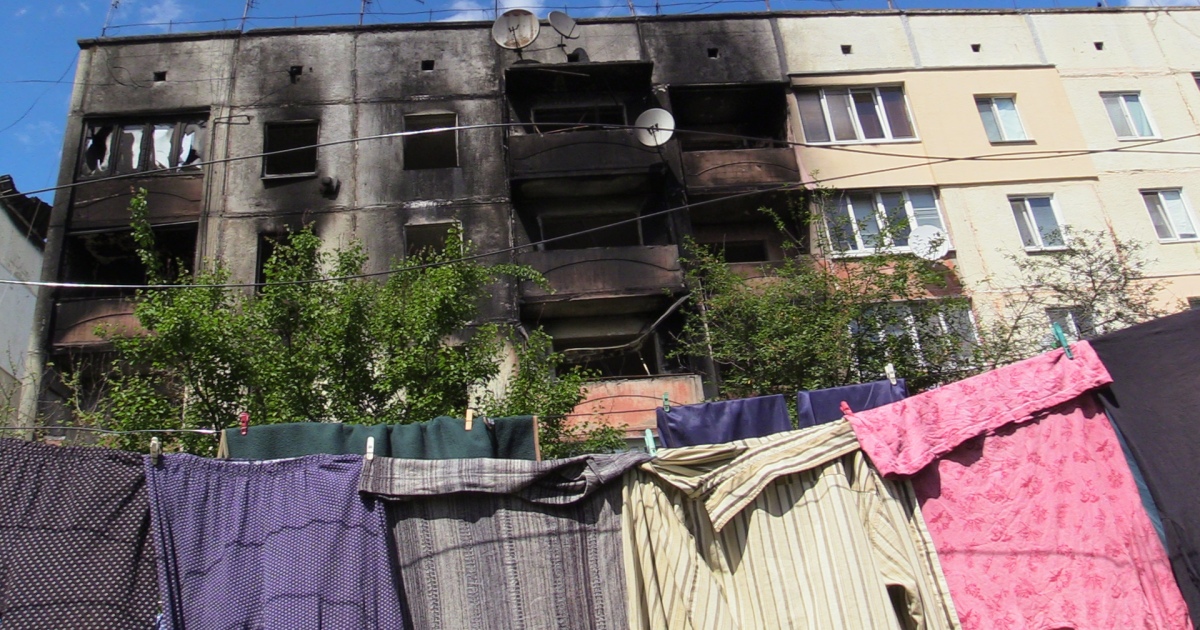 Resistance, calamity and looting in a Kyiv suburb