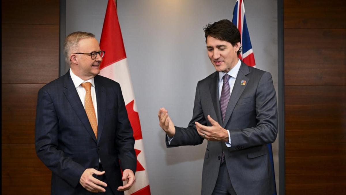 Canadian PM Justin Trudeau looks to put out of your mind Anthony Albanese’s title in awkward replace