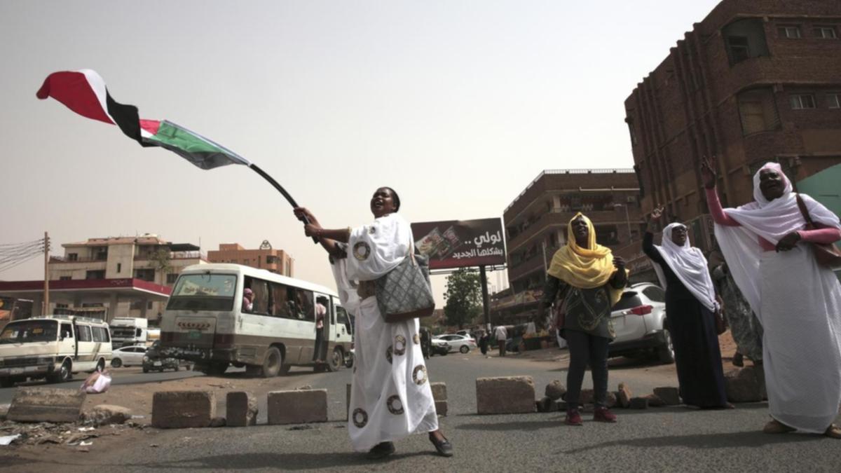 Six unimaginative, internet blocked in Sudan demos