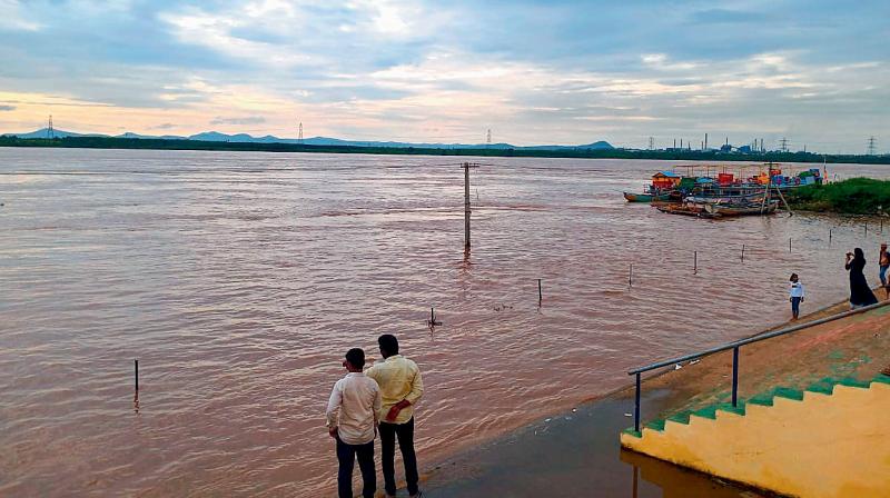 Villages on banks of Godavari warned of flash floods