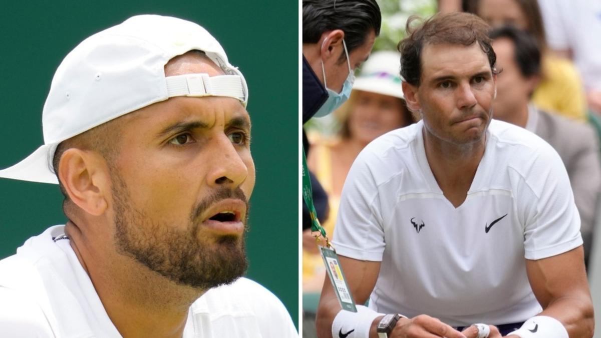 Sever Kyrgios into Wimbledon final after Rafael Nadal withdraws from semi with injury