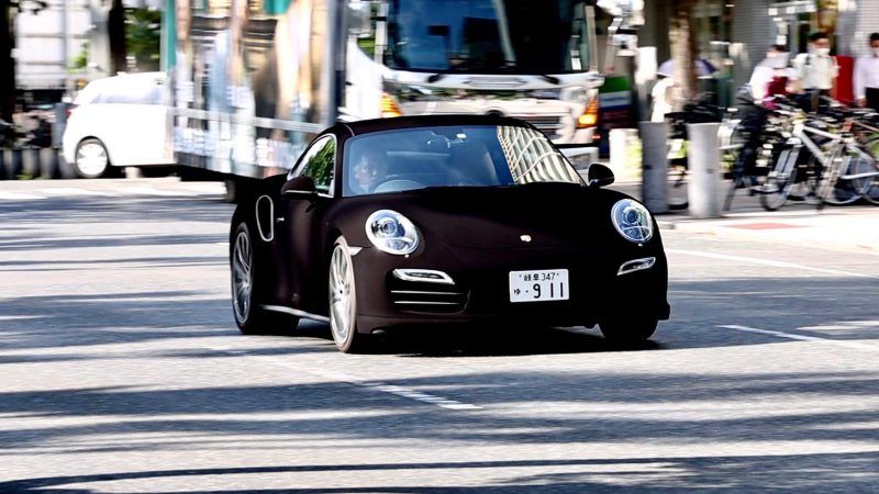 Peep This Porsche 911 Run Goth for a Evening on the City