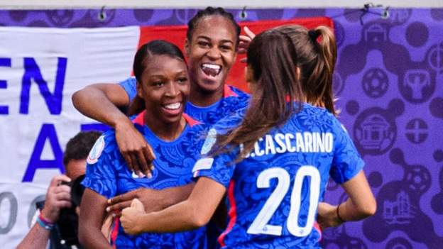 Euro 2022: Grace Geyoro rankings hat-trick as France thrash Italy