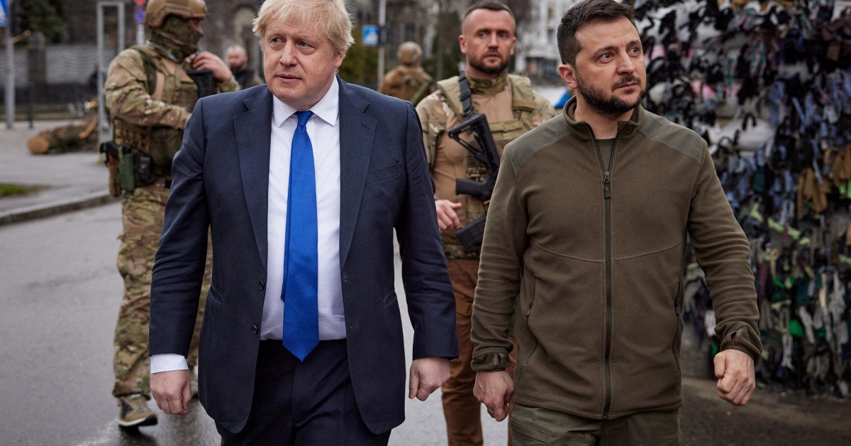 In Ukraine, Boris Johnson’s downfall is met with sorrow