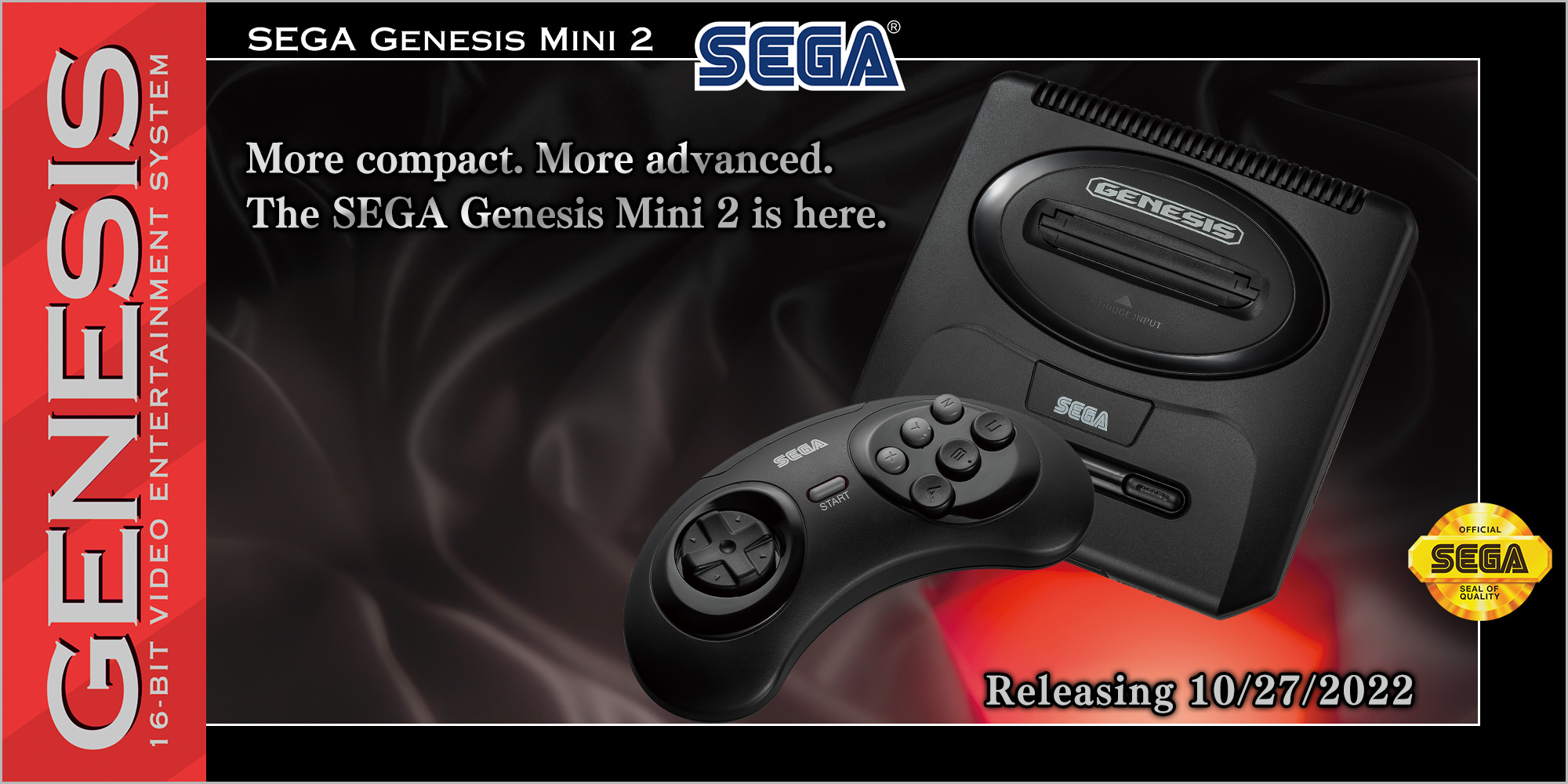 Sega Genesis Mini 2 coming in October with over 50 video games