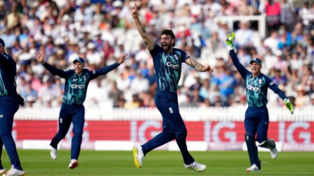 ENG vs IND, 2nd ODI: Reece Topley stars as England hammer India by 100 runs to stage sequence 1-1 at Lord’s