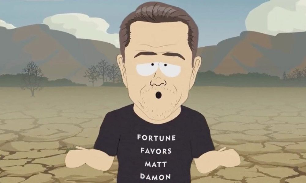 Matt Damon Drinks His Discover Urine In ‘South Park’ Spoof 