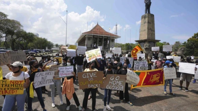 ‘We are watching you’: Protesters to Sri Lankan Parliament sooner than presidential election