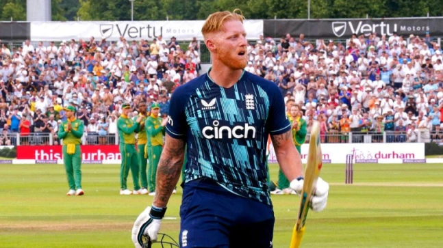 Ben Stokes out for five in his ODI swansong after failed reverse sweep vs South Africa in Durham