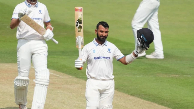 Cheteshwar Pujara hits double hundred at Lord’s as Sussex captain dominates Middlesex bowling on Day 2