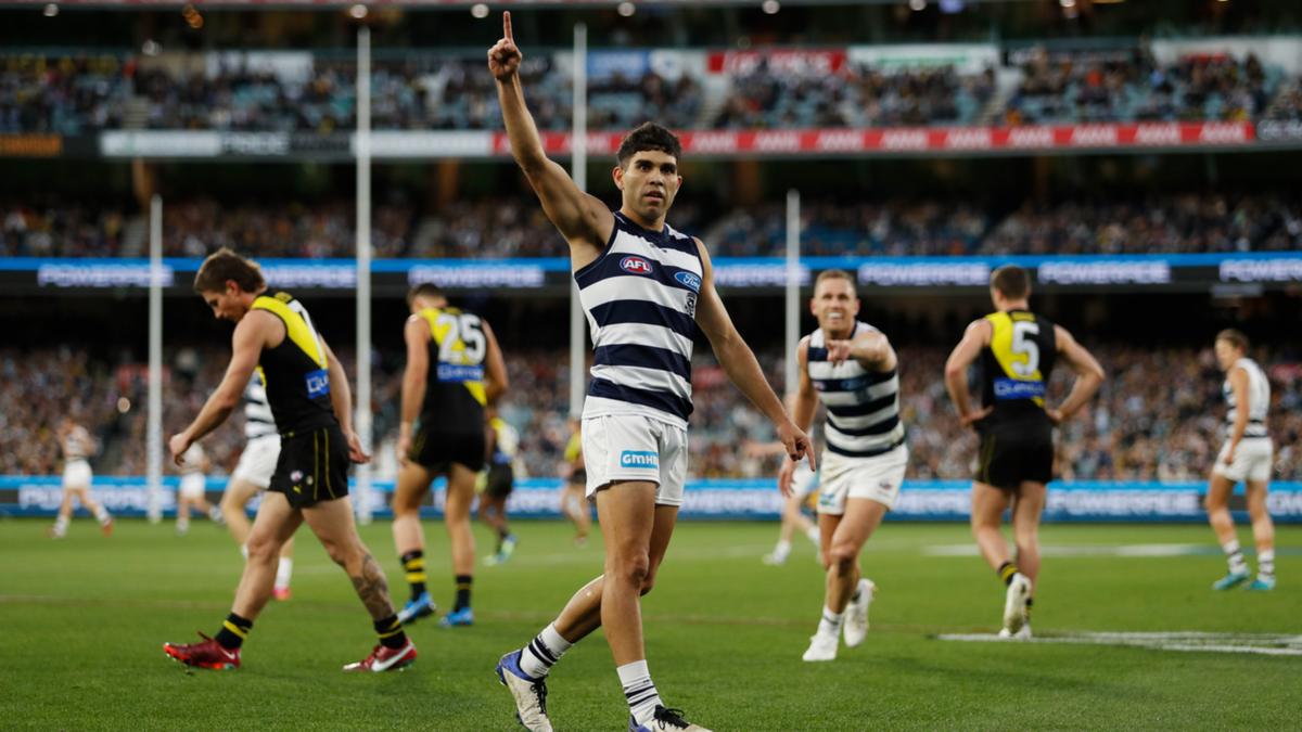 Geelong forward Tyson Stengle will pay tribute to mentor Eddie Betts as he chases ‘surreal’ AFL achievement