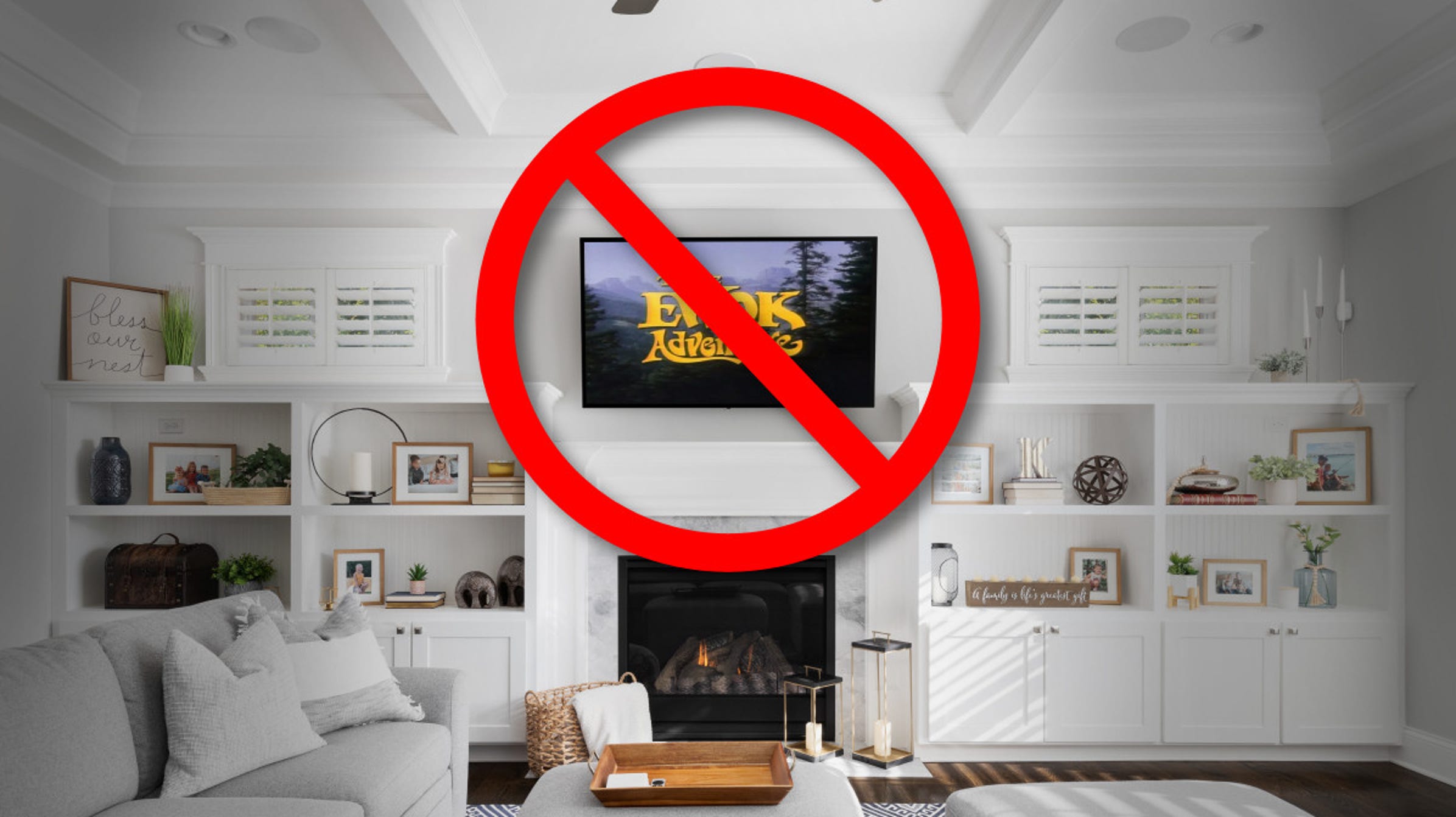 Don’t Keep Your TV Over Your Fireplace