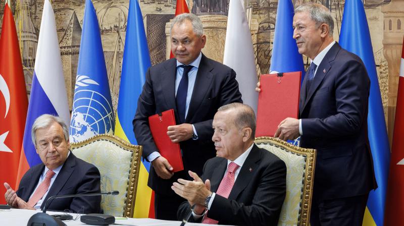 Amid warfare, Russia, Ukraine seal landmark grain deal to back world meals disaster